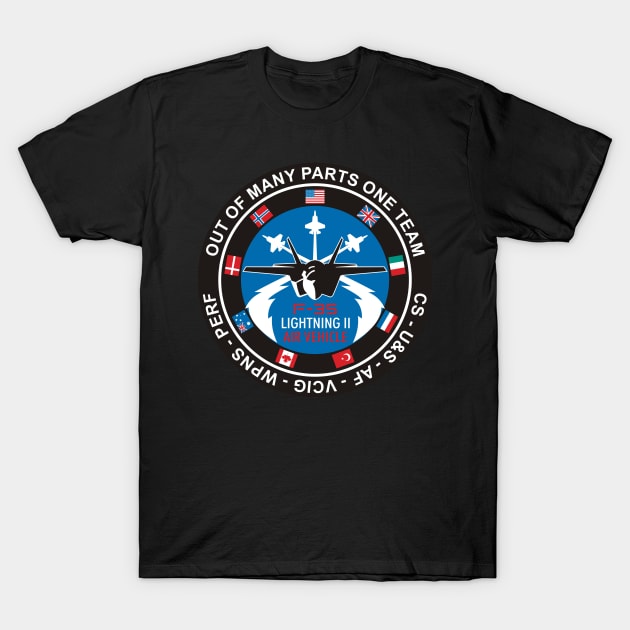 F35 Lightning II T-Shirt by MBK